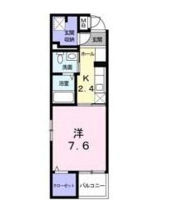 プロムナード武蔵浦和の物件間取画像